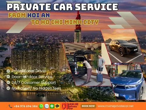 Hoi An to Ho Chi Minh Private Car